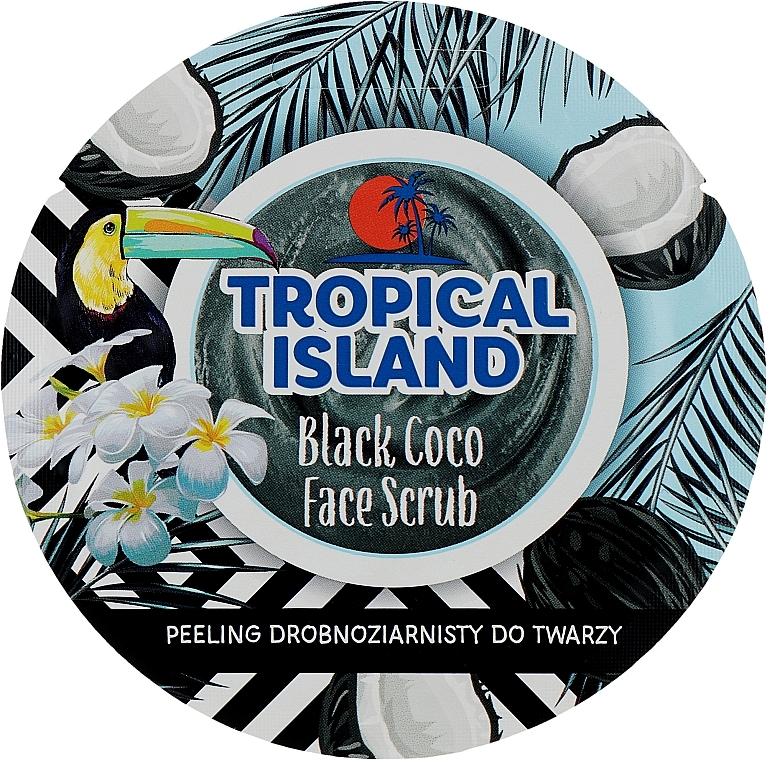 Gesichtspeeling schwarzer Kokos - Marion Tropical Island Black Coco Face Scrub — Bild N1