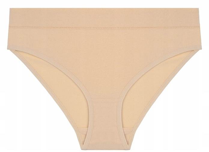 Damen-Bikinihöschen mit hoher Taille, beige - Moraj — Bild N1