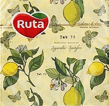 Papierservietten Die Küche 33x33 cm Zitronen 20 St. - Ruta — Bild N1