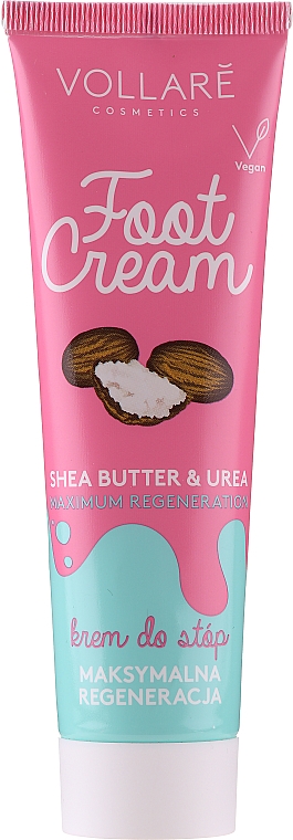 Regenerierende Fußcreme mit Sheabutter - Vollare De Luxe Foot Cream
