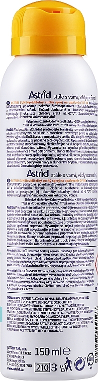 Sonnenschutzspray für den Körper LSF 50 - Astrid Dry Sun Spray Coconut Love SPF50 — Bild N2