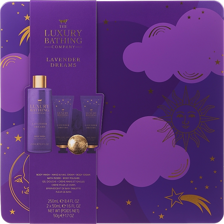 Set, 4 Produkte - Grace Cole The Luxury Bathing Lavender Dreams Sweet Dreams — Bild N1