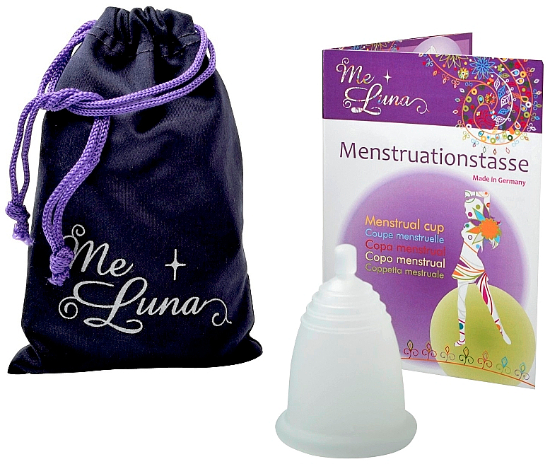 Menstruationstasse Größe L transparent - MeLuna Classic Menstrual Cup — Bild N1