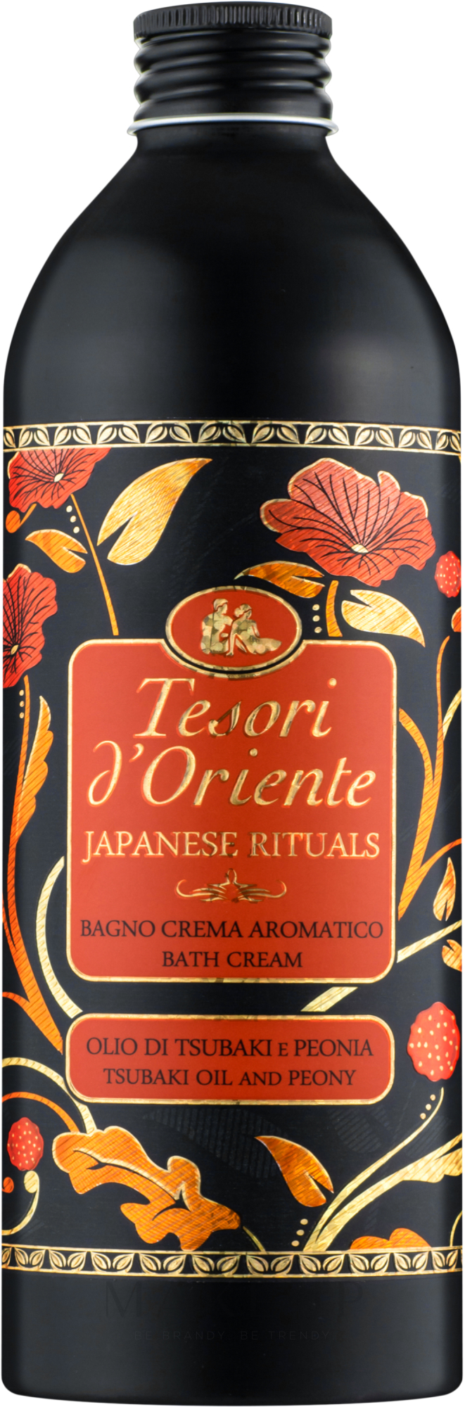 Tesori d`Oriente Japanesse Rituals - Parfümiertes Badecreme-Gel mit Tsubakiöl und Pfingstrose — Bild 500 ml