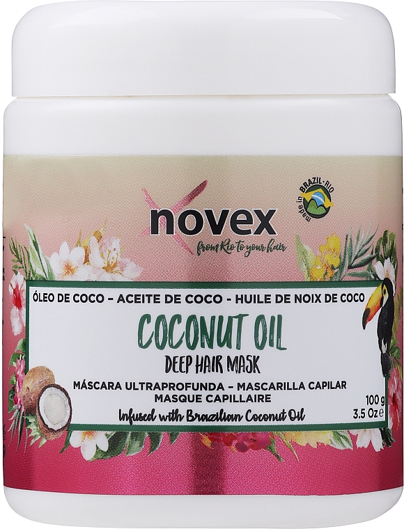 GESCHENK! Haarmaske - Novex Coconut Oil Deep Hair Mask — Bild N1