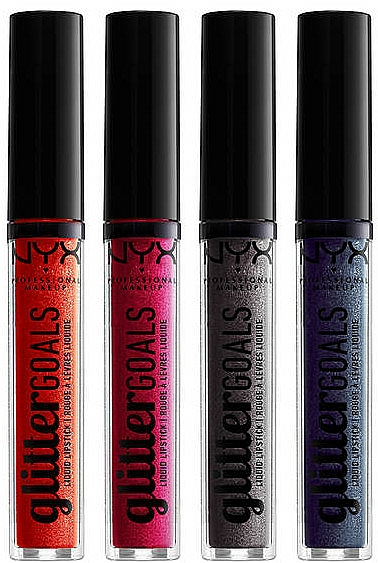 Flüssiger Lippenstift - NYX Professional Glitter Goals Liquid Lipstick (7 ml) — Bild N2