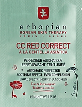 Erborian CC Red Correct (Probe) - GESCHENK! Korrigierende Gesichtscreme — Bild N1