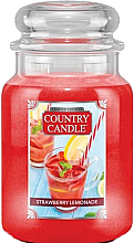 Düfte, Parfümerie und Kosmetik Duftkerze im Glas - Country Candle Strawberry Lemonade