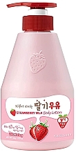 Düfte, Parfümerie und Kosmetik Körperlotion mit Erdbeermilch - Welcos Kwailnara Strawberry Milk Body Lotion