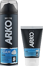 Düfte, Parfümerie und Kosmetik Gesichtspflegeset - Arko Men Cool (Rasierschaum 200ml + After Shave Creme 50ml)