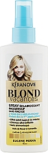 Spray-Toner für natürliche Aufhellung - Eugene Perma Keranove Laboratoires Blond Vacances Highlighting Spray Without Rinse — Bild N1