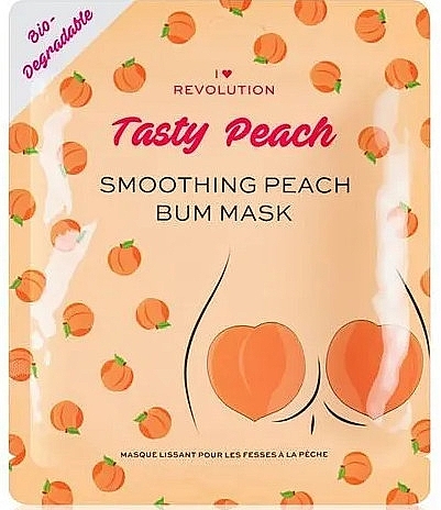 Tuchmaske für das Gesicht - I Heart Revolution Tasty Peach Bum Sheet Mask — Bild N1