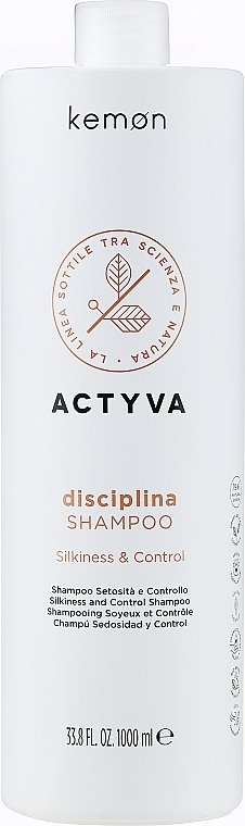 Bändigendes Shampoo für widerspenstiges Haar - Kemon Actyva Disciplina Shampoo — Foto N3