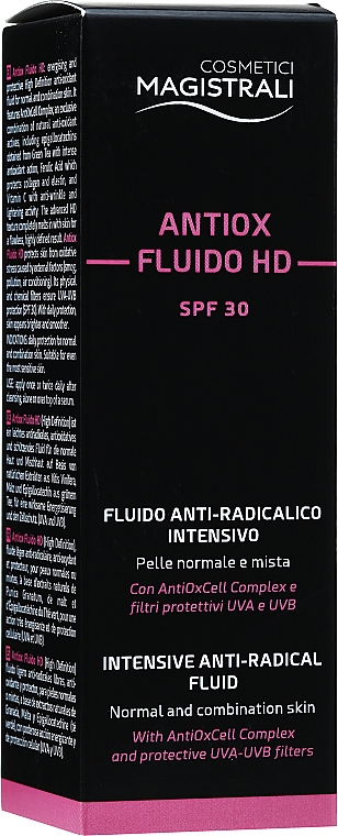 Antioxidativ schützendes Gesichtsfluid für normale und Mischhaut - Cosmetici Magistrali Antiox Fluid HD SPF30 — Bild N2