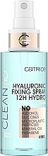 Feuchtigkeitsspendendes Fixierspray mit Hyaluronsäure - Catrice Clean ID Moisturizing Fixing Spray — Bild N1