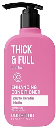 Stärkender Conditioner für dünnes und geschwächtes Haar - Prosalon Thick & Full Enhancing Conditioner — Bild N1