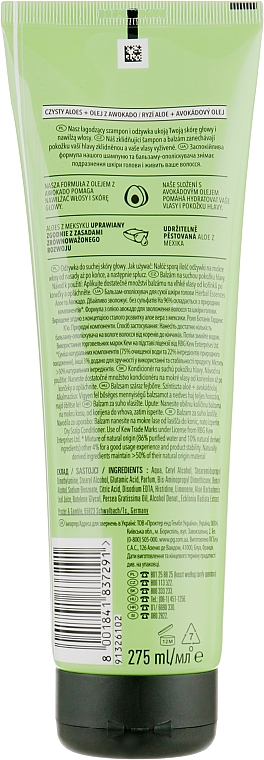 Sulfatfreie Haarspülung mit Aloe Vera und Avocadoöl für trockene Kopfhaut - Herbal Essences Pure Aloe + Avocado Oil Dry Scalp Conditioner — Bild N2