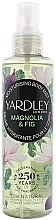 Düfte, Parfümerie und Kosmetik Yardley Magnolia & Fig - Körperspray