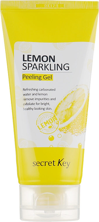 Gesichtspeeling-Gel mit Zitronenwasser und Vtamin C - Secret Key Lemon Sparkling Peeling Gel — Foto N2