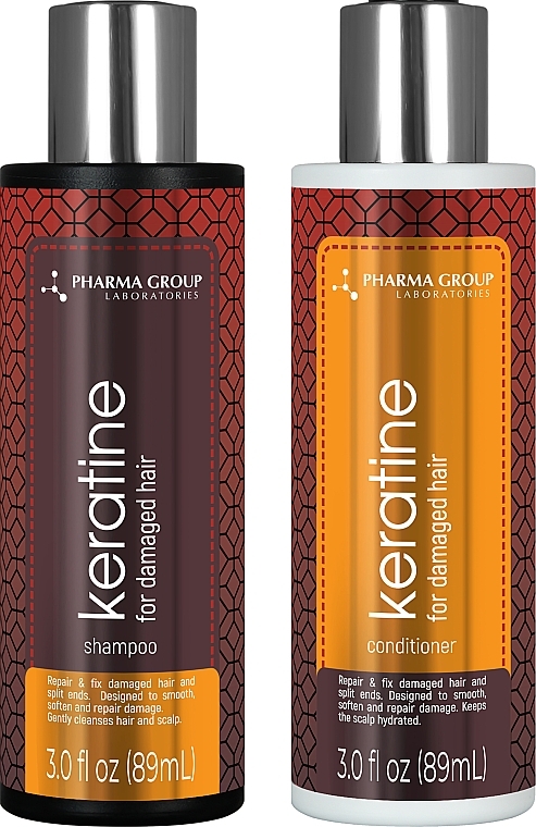 Keratin-Shampoo für strapaziertes Haar - Pharma Group Laboratories Keratine — Bild N3