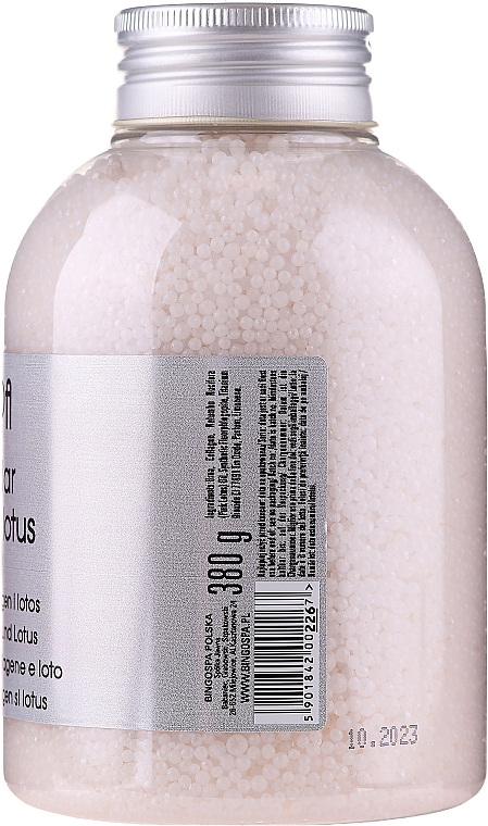 Körperpflegeset zum Baden - BingoSpa Bath Salt (Badesalz mit Zimt und Koffein-Extrakt 600g + Badesalz mit Lotusöl und Kollagen 380g) — Bild N4