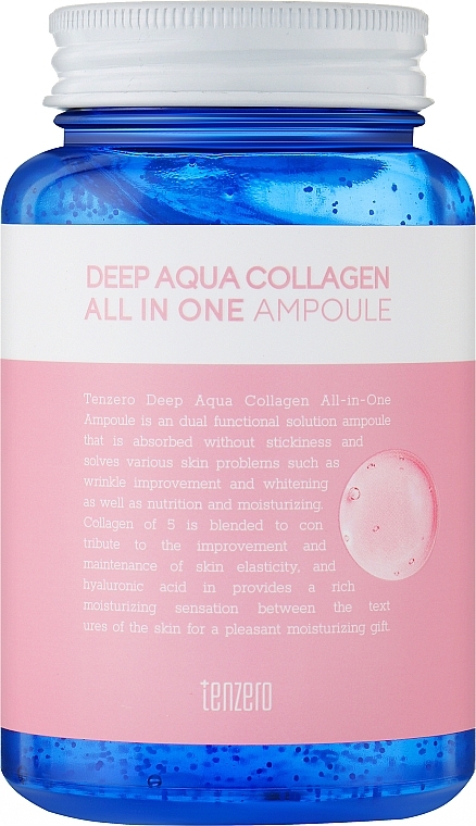 Ampullen-Gesichtsserum mit Collagen - Tenzero Deep Aqua Collagen — Bild N1