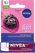 Düfte, Parfümerie und Kosmetik Lippenbalsam "Blackberry Shine" - NIVEA Blackberry Shine Lip Care