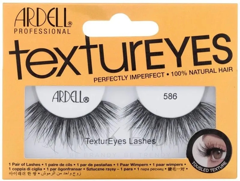 Falsche Wimpern - Ardell TexturEyes 586 False Eyelashes Black — Bild 2 St.