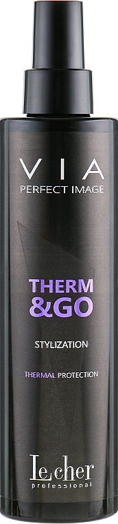 Hitzeschutz-Haarspray - Lecher Professional Via Therm&Go Spray — Bild N1