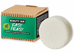 Haar- und Rasierseife - Beauty Jar Easy Peasy Shampoo & Shave Multi-Purpose Bar — Bild N1