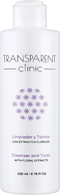 Gesichtsreinigungstoner - Transparent Clinic Cleanser and Tonic  — Bild N1