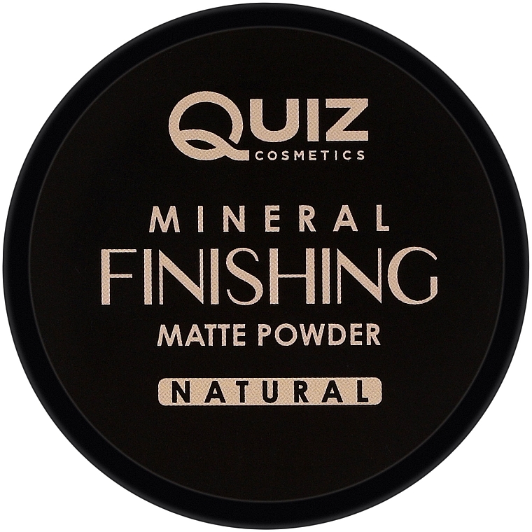 Mineralischer Gesichtspuder - Quiz Cosmetics Mineral Finishing Matte Powder — Bild N2