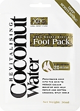Düfte, Parfümerie und Kosmetik Reparierende Fußmaske in Socken - Xpel Marketing Ltd Coconut Water Foot Pack