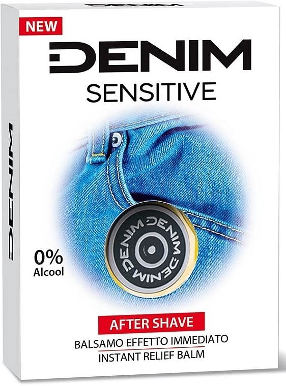 After Shave Balsam - Denim Sensitive Anti-Age Aftershave Balm — Bild N1