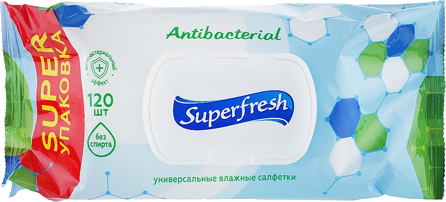 Feuchttücher Antibacterial - Superfresh — Bild N1