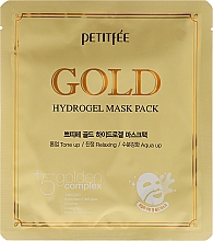 Düfte, Parfümerie und Kosmetik Feuchtigkeitsspendende Gesichtsmaske mit Hyaluronsäure und 9 Pflanzenextrakten - Petitfee & Koelf Gold Hydrogel Mask Pack +5 Golden Complex