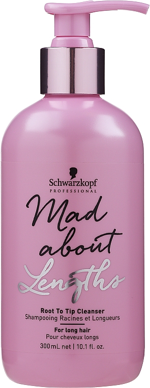 Shampoo für lange Haare - Schwarzkopf Professional Mad About Lengths Root To Tip Cleanser