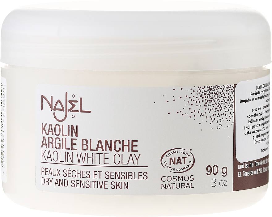 Kosmetische weiße Tonerde für das Gesicht - Najel Clay In Powder White — Bild N1