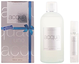 Düfte, Parfümerie und Kosmetik Luxana Aqua Uno - Duftset (Eau de Toilette 1000ml + Eau de Toilette 50ml)