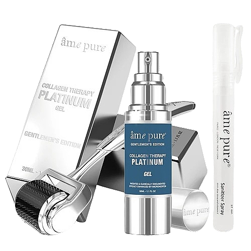 Abschminkpad-Set - Ame Pure Cit Platinum Gentlemen Kit (sanit/12ml + f/gel/30ml + f/roller/1szt) — Bild N1