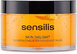 Gel-Gesichtsmaske - Sensilis Skin Delight Illuminating & Antioxidant Mask — Bild N1