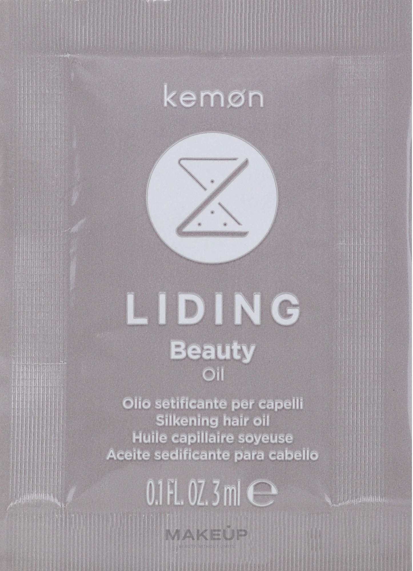 Pflegeöl für seidiges Haar ohne Ausspülen - Kemon Liding Beauty Oil — Bild 25 x 3 ml