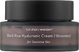 Gesichtscreme - Haruharu Wonder Black Rice Hyaluronic Cream Unscented — Bild N1