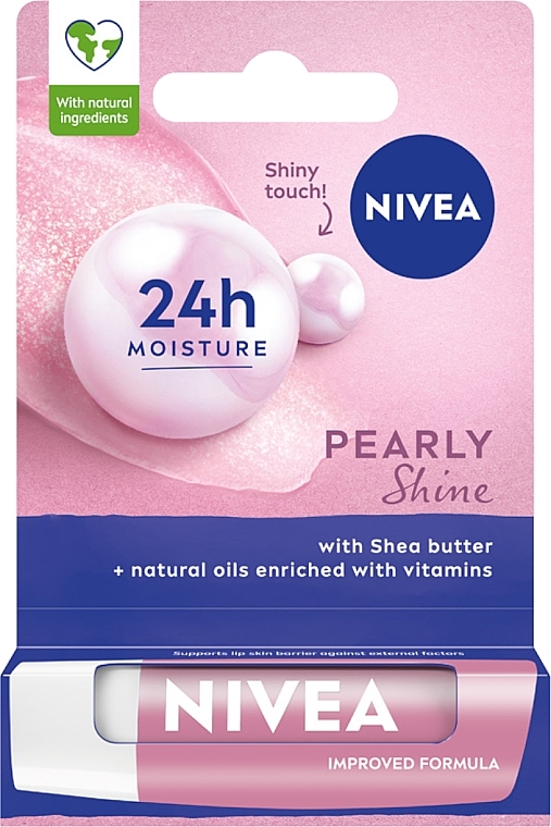 Lippenbalsam Pearly Shine - NIVEA Lip Care Pearly Shine  — Bild N1