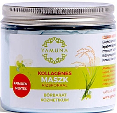 Düfte, Parfümerie und Kosmetik Kollagenmaske für das Gesicht mit Reispulver - Yamuna Collagen Mask With Rice Powder