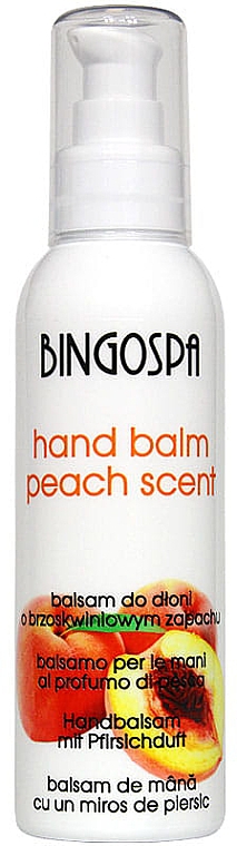 Handbalsam mit Pfirsich - BingoSpa Balsam Peach In Your Hand — Bild N1