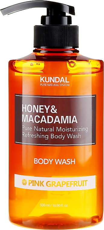 Duschgel mit rosa Grapefruit - Kundal Honey & Macadamia Body Wash Pink Grapefruit — Bild N1