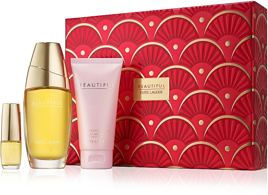 Estee Lauder Beautiful - Sett (Eau de Parfum/75ml + Körperlotion/75ml + Eau de Parfum/4,7m) — Bild N1