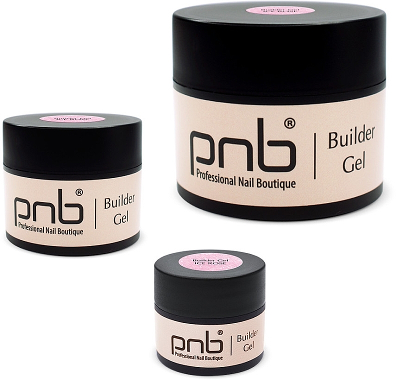 Modelliergel rosa - PNB UV/LED Builder Gel Ice Rose — Bild N3