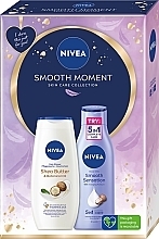Düfte, Parfümerie und Kosmetik Körperpflegeset - NIVEA Smooth Moment (Duschgel 250ml + Körpermilch 250ml)